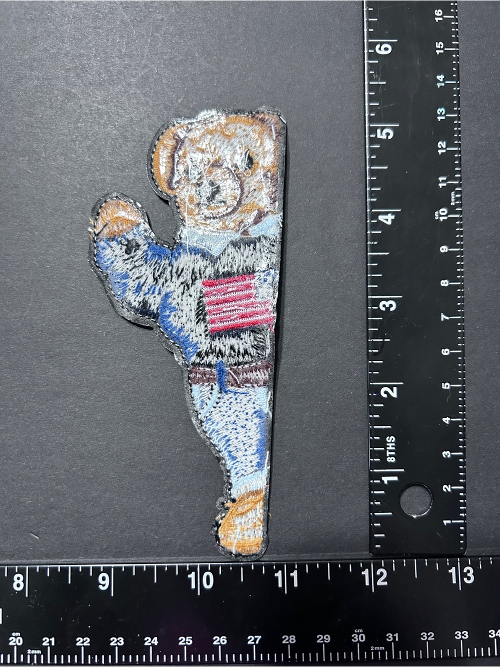 Ralph Lauren Polo Bear Embroidered Patches a lot of 6 Iron-on - Picture 11 of 16